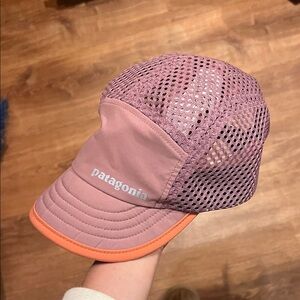 Patagonia women's Lavender and Orange Mesh Hat